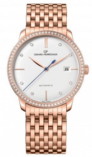 Girard-Perregaux 1966 38 Pink Gold / Diamond / Silver / Bracelet 49525D52A1A1-52A Girard-Perregaux 1966 38 Pink Gold / Diamond / Silver / Bracelet 49525D52A1A1-52A