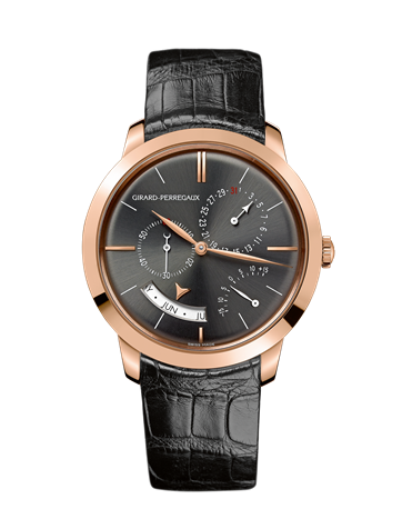 Girard-Perregaux 1966 Annual Calendar Equation of Time Pink Gold Grey 49538-52-231-BK6A Girard-Perregaux 1966 Annual Calendar Equation of Time Pink Gold Grey 49538-52-231-BK6A