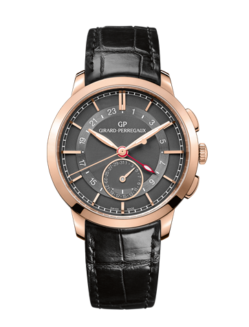 Girard-Perregaux 1966 Dual Time Pink Gold Grey 49544-52-231-BB60 