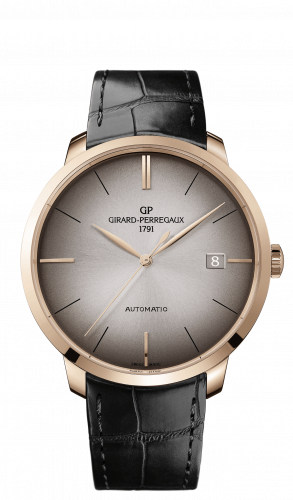 Girard-Perregaux 44 Stainless Pink Gold Alligator Strap 49551-52-231-BB60 Girard-Perregaux 44 Stainless Pink Gold Alligator Strap 49551-52-231-BB60