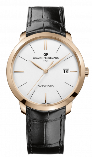 Girard-Perregaux 1966 40 Pink Gold Black Alligator Strap 49555-52-132-BB60 Girard-Perregaux 1966 40 Pink Gold Black Alligator Strap 49555-52-132-BB60