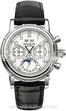 Patek Philippe Perpetual Calendar Split Seconds Chronograph 5004 White Gold / White Arabic 5004G-013 Patek Philippe Perpetual Calendar Split Seconds Chronograph 5004 White Gold / White Arabic 5004G-013