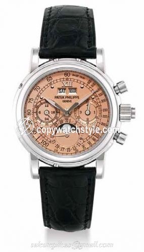 Patek Philippe Perpetual Calendar Split Seconds Chronograph 5004G Salmon 5004G_Salmon Patek Philippe Perpetual Calendar Split Seconds Chronograph 5004G Salmon 5004G_Salmon