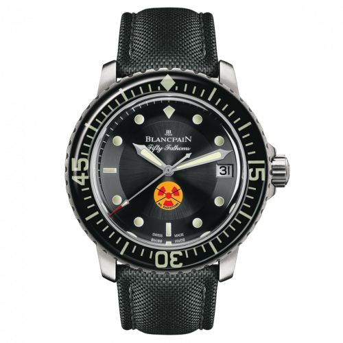 Blancpain Fifty Fathoms Tribute to Fifty Fathoms / Stainless Steel / Black / Black Canvas 5015B-1130-52