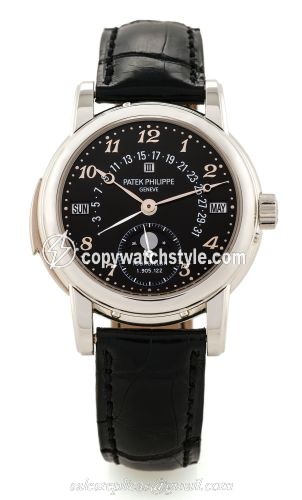 Patek Philippe Tourbillon Minute Repeater Perpetual Calendar 5016 Platinum / Black Breguet 5016P-001 Patek Philippe Tourbillon Minute Repeater Perpetual Calendar 5016 Platinum / Black Breguet 5016P-001