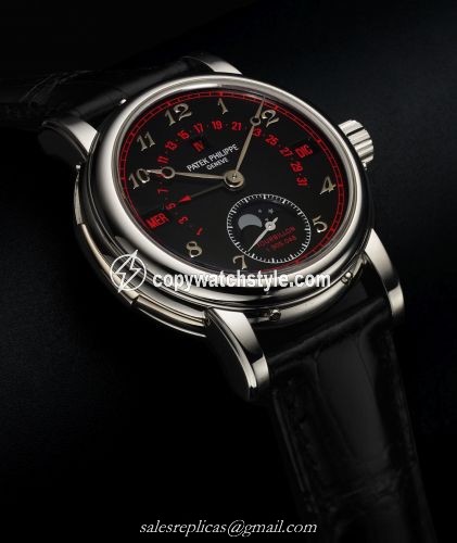 Patek Philippe Tourbillon Minute Repeater Perpetual Calendar 5016 Black Red 5016P Red