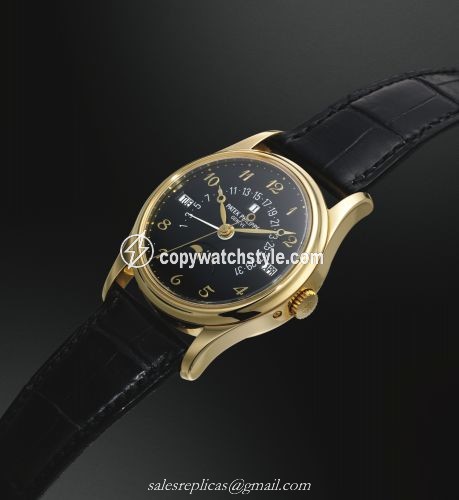 Patek Philippe Perpetual Calendar 5050 Yellow Gold / Black Breguet 5050J-024