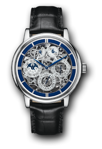Jaeger-LeCoultre Master Grande Tradition Quantieme Perpetuel 8 Jours SQ White Gold / Blue 50635SQ Jaeger-LeCoultre Master Grande Tradition Quantieme Perpetuel 8 Jours SQ White Gold / Blue 50635SQ