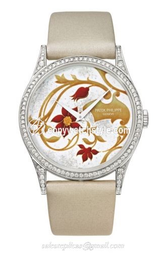 Patek Philippe Calatrava 5077 Floral Arabesques 5077/100P-014