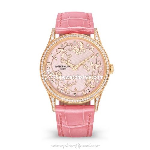 Patek Philippe Calatrava 5077R Pictures in Relief / Floral Scrolls 5077/101R-001 Patek Philippe Calatrava 5077R Pictures in Relief / Floral Scrolls 5077/101R-001