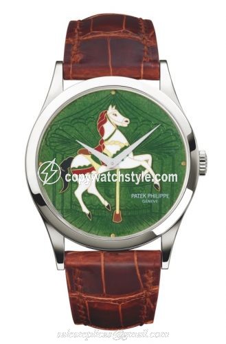Patek Philippe Calatrava 5077 Carousel Green 5077P-061 Patek Philippe Calatrava 5077 Carousel Green 5077P-061