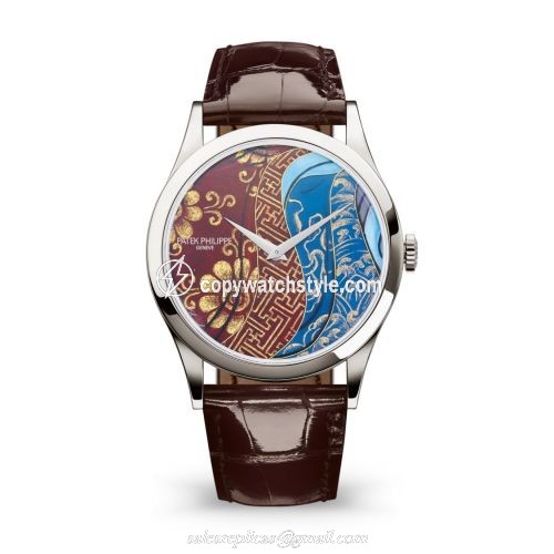 Patek Philippe Calatrava 5077P Bhutan Textiles 5077P-102 Patek Philippe Calatrava 5077P Bhutan Textiles 5077P-102