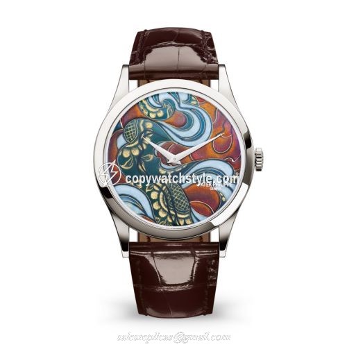 Patek Philippe Calatrava 5077P Bhutan Textiles 5077P-103 Patek Philippe Calatrava 5077P Bhutan Textiles 5077P-103