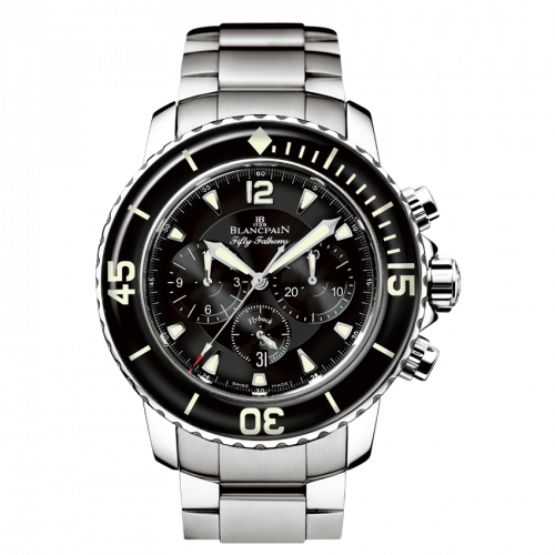 Blancpain Fifty Fathoms Chronographe Flyback Stainless / Black / Bracelet 5085F-1130-71