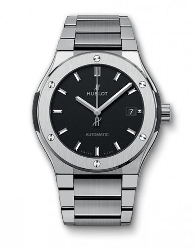 Hublot Classic Fusion 45 Titanium / Black / Bracelet 510.NX.1170.NX Hublot Classic Fusion 45 Titanium / Black / Bracelet 510.NX.1170.NX