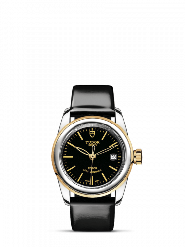 Tudor Glamour Date 26 Stainless Steel / Yellow Gold / Black / Strap 51003-0024 Tudor Glamour Date 26 Stainless Steel / Yellow Gold / Black / Strap 51003-0024