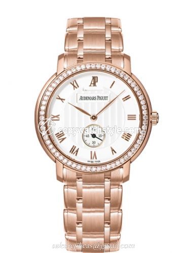 Audemars Piguet Jules Audemars Small Seconds Pink Gold / Diamond / Silver / Bracelet 5156OR.ZZ.1229OR.01