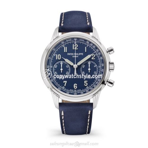 Patek Philippe Chronograph 5172 White Gold / Blue 5172G-001