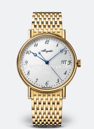 Breguet Classique 5177 Yellow Gold / White / Bracelet 5177BA/29/AV0 Breguet Classique 5177 Yellow Gold / White / Bracelet 5177BA/29/AV0
