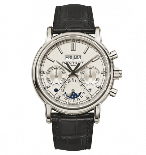 Patek Philippe Perpetual Calendar Split-Seconds Chronograph 5204 Platinum / Silver 5204P-010 Patek Philippe Perpetual Calendar Split-Seconds Chronograph 5204 Platinum / Silver 5204P-010