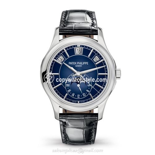 Patek Philippe Annual Calendar 5205 White Gold / Blue 5205G-013 Patek Philippe Annual Calendar 5205 White Gold / Blue 5205G-013