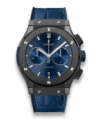 Hublot Classic Fusion 45 Chronograph Ceramic / Blue 521.CM.7170.LR Hublot Classic Fusion 45 Chronograph Ceramic / Blue 521.CM.7170.LR