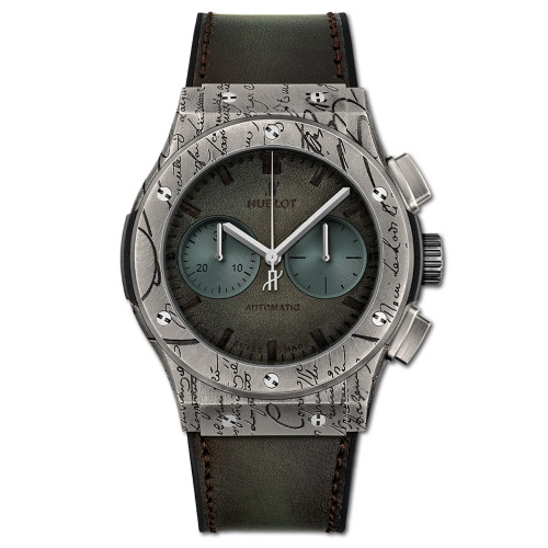 Hublot Classic Fusion 45 Chronograph Berluti Cold Brown 521.NX.05IB.VR.BER19 Hublot Classic Fusion 45 Chronograph Berluti Cold Brown 521.NX.05IB.VR.BER19