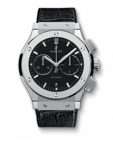 Hublot Classic Fusion 45 Chronograph Titanium / Black 521.NX.1171.LR Hublot Classic Fusion 45 Chronograph Titanium / Black 521.NX.1171.LR
