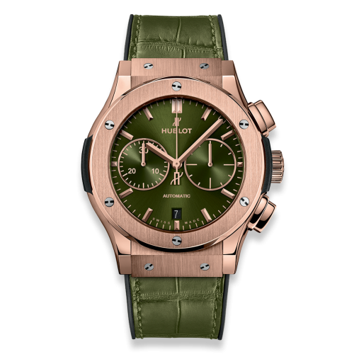 Hublot Classic Fusion 45 Chronograph King Gold / Green 521.OX.8980.LR Hublot Classic Fusion 45 Chronograph King Gold / Green 521.OX.8980.LR