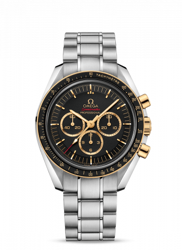 Omega Speedmaster Professional Moonwatch Stainless Steel / Yellow Gold / Black / Tokyo Olympics / Set 522.20.42.30.01.002