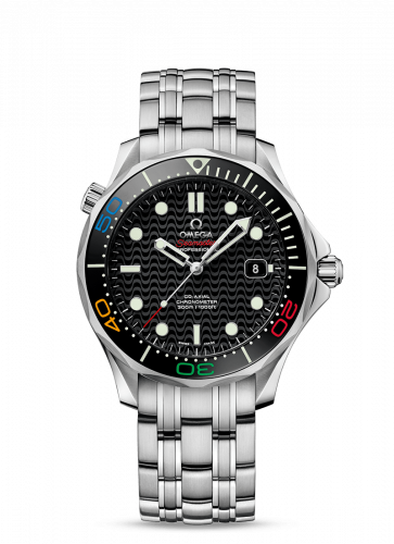 Omega Seamaster Diver 300M Co-Axial 41.5 Stainless Steel / Black / Bracelet / Olympic Collection Rio 522.30.41.20.01.001 Omega Seamaster Diver 300M Co-Axial 41.5 Stainless Steel / Black / Bracelet / Olympic Collection Rio 522.30.41.20.01.001