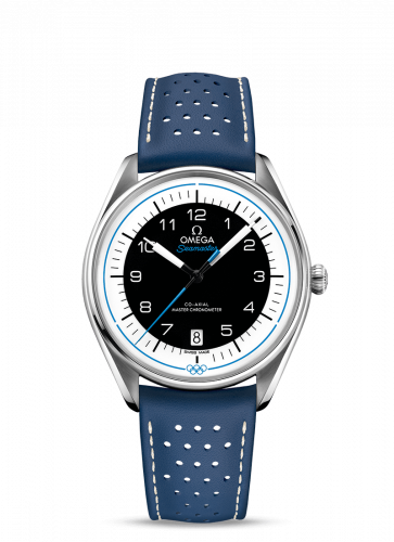 Omega Seamaster Master Co-Axial 39.5 Olympic Timekeeper Stainless Steel / Black / Blue 522.32.40.20.01.001 Omega Seamaster Master Co-Axial 39.5 Olympic Timekeeper Stainless Steel / Black / Blue 522.32.40.20.01.001