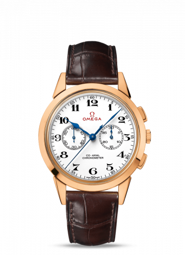 Omega Museum Collection N 8 Olympic Official Timekeeper Co-Axial Chronograph Pink Gold 522.53.39.50.04.001 Omega Museum Collection N 8 Olympic Official Timekeeper Co-Axial Chronograph Pink Gold 522.53.39.50.04.001