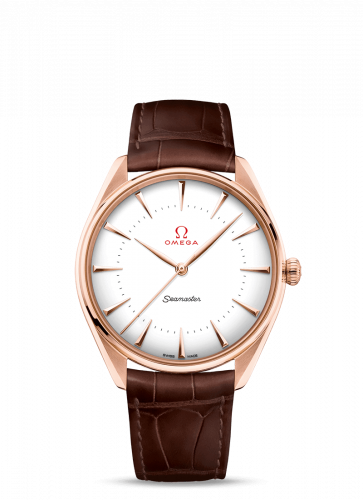 Omega Seamaster Master Co-Axial 39.5 Olympic Games Gold Sedna Gold / Enamel / Alligator 522.53.40.20.04.003