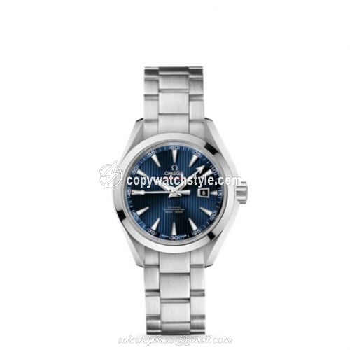 Omega Seamaster Aqua Terra 150M Co-Axial 34 Stainless Steel / Blue / Bracelet / Olympic Collection London 2012 522.10.34.20.03.001 Omega Seamaster Aqua Terra 150M Co-Axial 34 Stainless Steel / Blue / Bracelet / Olympic Collection London 2012 522.10.34.20.03.001