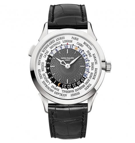 Patek Philippe World Time 5230 White Gold / Grey / Hong Kong 5230G-001 Patek Philippe World Time 5230 White Gold / Grey / Hong Kong 5230G-001