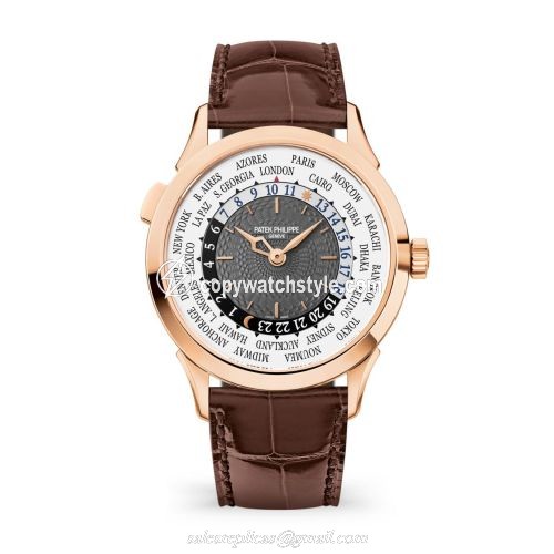 Patek Philippe World Time 5230R Rose Gold / Grey / Beijing 5230R-012 Patek Philippe World Time 5230R Rose Gold / Grey / Beijing 5230R-012