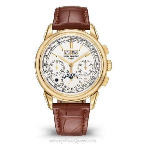 Patek Philippe Perpetual Calendar Chronograph 5270 Yellow Gold / Silver 5270J-001