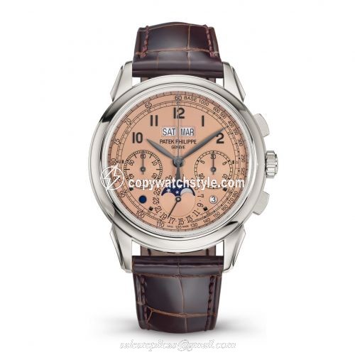 Patek Philippe Perpetual Calendar Chronograph 5270 Platinum / Salmon 5270P-001 Patek Philippe Perpetual Calendar Chronograph 5270 Platinum / Salmon 5270P-001