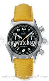 Omega Dynamic III Chronograph Stainless Steel / Black / Yellow Coramide 5290.50.40 Omega Dynamic III Chronograph Stainless Steel / Black / Yellow Coramide 5290.50.40