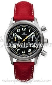 Omega Dynamic III Chronograph Stainless Steel / Black / Red Coramide 5290.50.41 Omega Dynamic III Chronograph Stainless Steel / Black / Red Coramide 5290.50.41