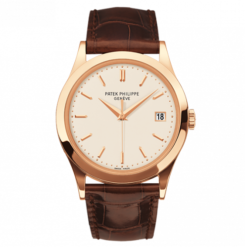Patek Philippe Calatrava 5296 Rose Gold / Silver 5296R-010 Patek Philippe Calatrava 5296 Rose Gold / Silver 5296R-010