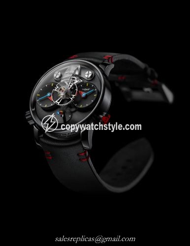 MB&F Legacy Machine N1 LM1 Alain Silberstein Black Titanium 53.BTL.B
