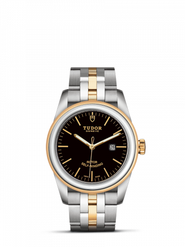 Tudor Glamour Date 31 Stainless Steel / Yellow Gold / Black / Bracelet M53003-0007
