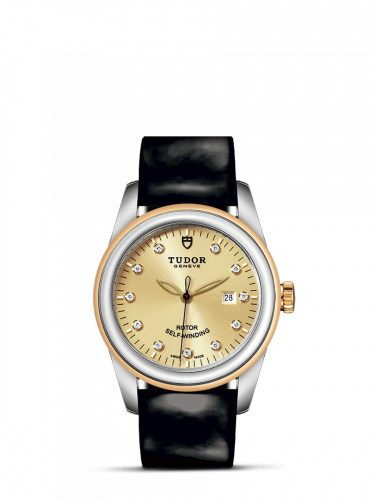 Tudor Glamour Date 31 Stainless Steel / Yellow Gold / Champagne-Diamond / Strap M53003-0041 Tudor Glamour Date 31 Stainless Steel / Yellow Gold / Champagne-Diamond / Strap M53003-0041