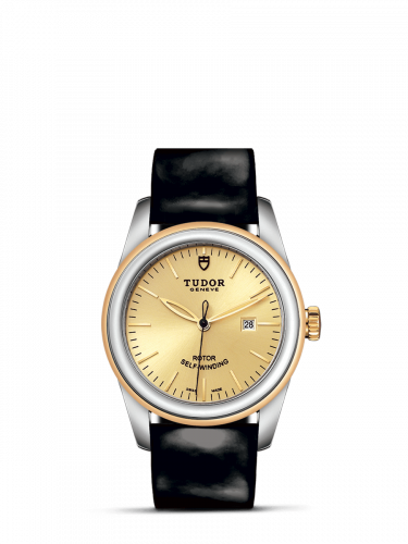 Tudor Glamour Date 31 Stainless Steel / Yellow Gold / Champagne / Strap M53003-0047 Tudor Glamour Date 31 Stainless Steel / Yellow Gold / Champagne / Strap M53003-0047