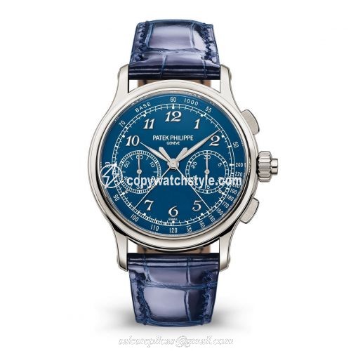 Patek Philippe Split-Seconds Chronograph 5370 Platinum / Blue 5370P-011 Patek Philippe Split-Seconds Chronograph 5370 Platinum / Blue 5370P-011