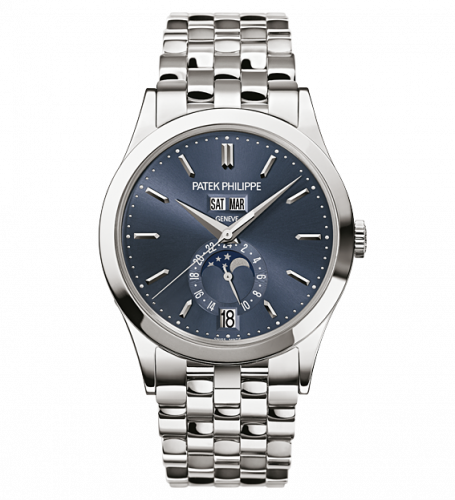 Patek Philippe Annual Calendar 5396 White Gold Blue Bracelet 5396/1G-001 Patek Philippe Annual Calendar 5396 White Gold Blue Bracelet 5396/1G-001