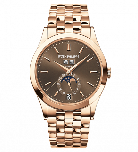 Patek Philippe Annual Calendar 5396 Rose Gold Brown Bracelet 5396/1R-001 Patek Philippe Annual Calendar 5396 Rose Gold Brown Bracelet 5396/1R-001