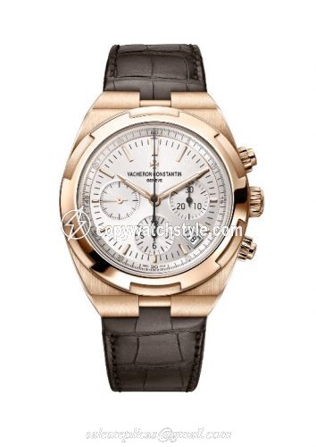 Vacheron Constantin Overseas Chronograph Pink Gold / Silver 5500V/000R-B074 Vacheron Constantin Overseas Chronograph Pink Gold / Silver 5500V/000R-B074